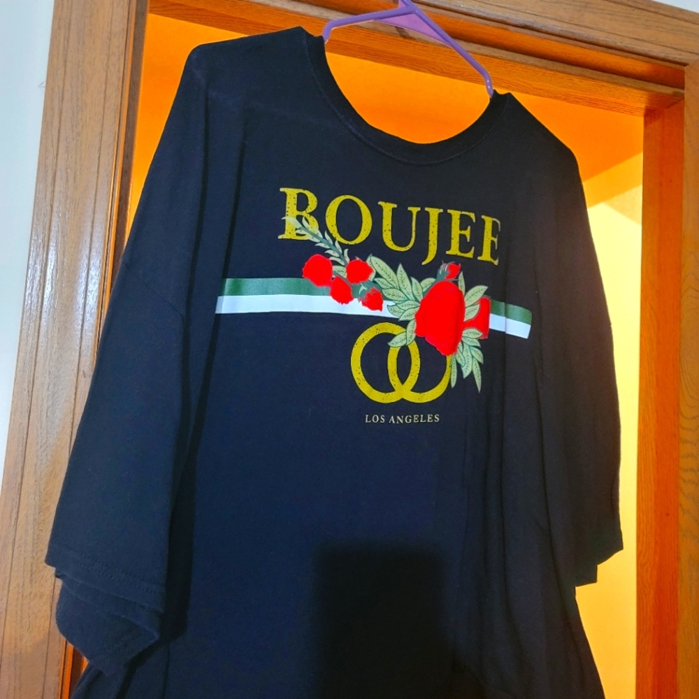 Womens plus size crop top t-shirt